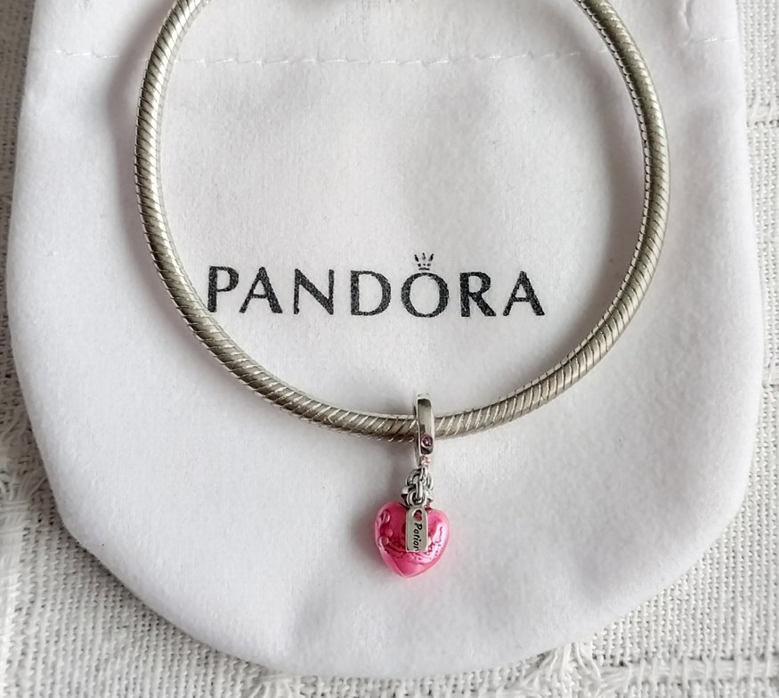 AŞK İKSİRİ MURANO CAM KALP SARKAN CHARM - Görsel 2