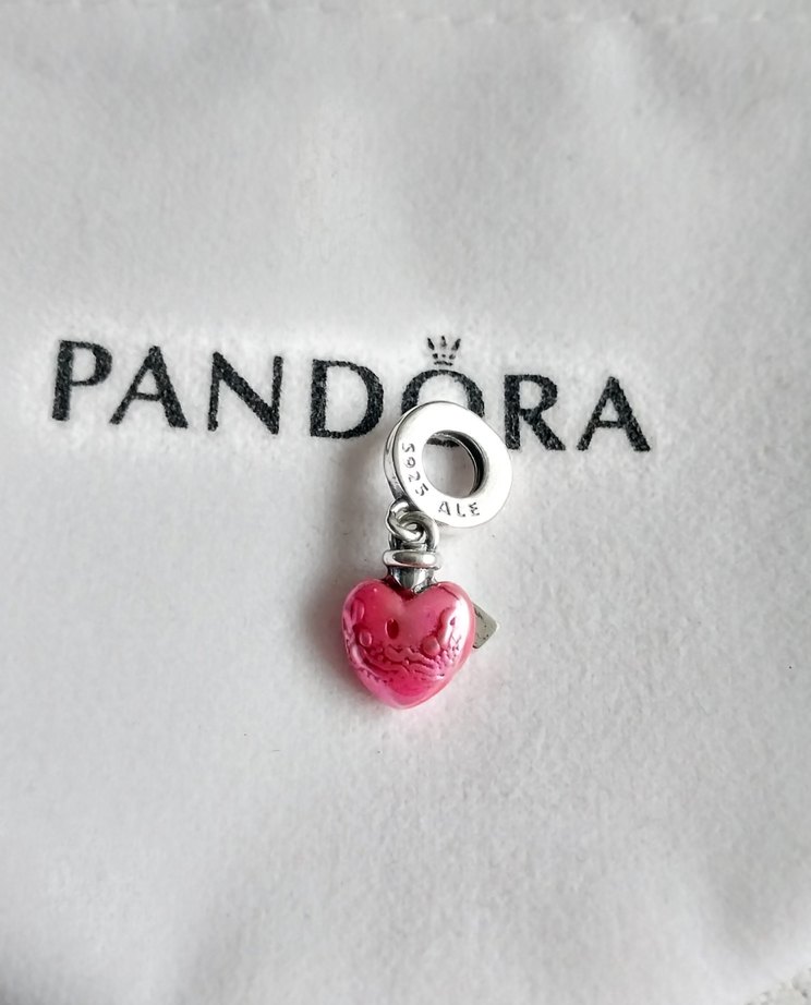 AŞK İKSİRİ MURANO CAM KALP SARKAN CHARM - Görsel 4