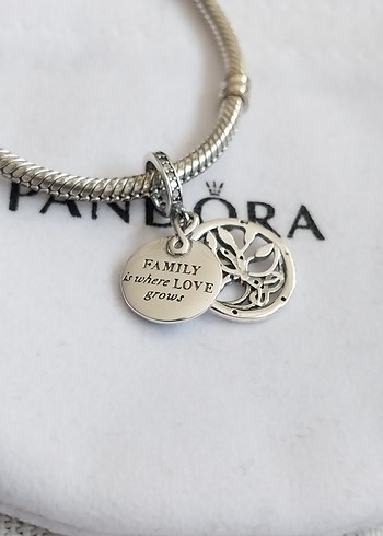 KARANLIKTA PARLAYAN SONSUZLUK HAYAT AĞACI SALLANTILI CHARM - Görsel 3