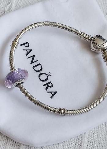 MOR YÜZEYLİ CAM MURANO CHARM - Görsel 4