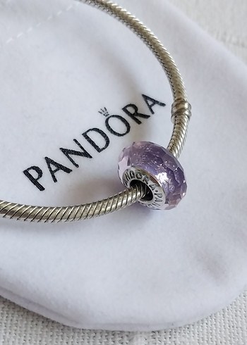 MOR YÜZEYLİ CAM MURANO CHARM - Görsel 2