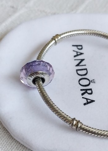 MOR YÜZEYLİ CAM MURANO CHARM - Görsel 3