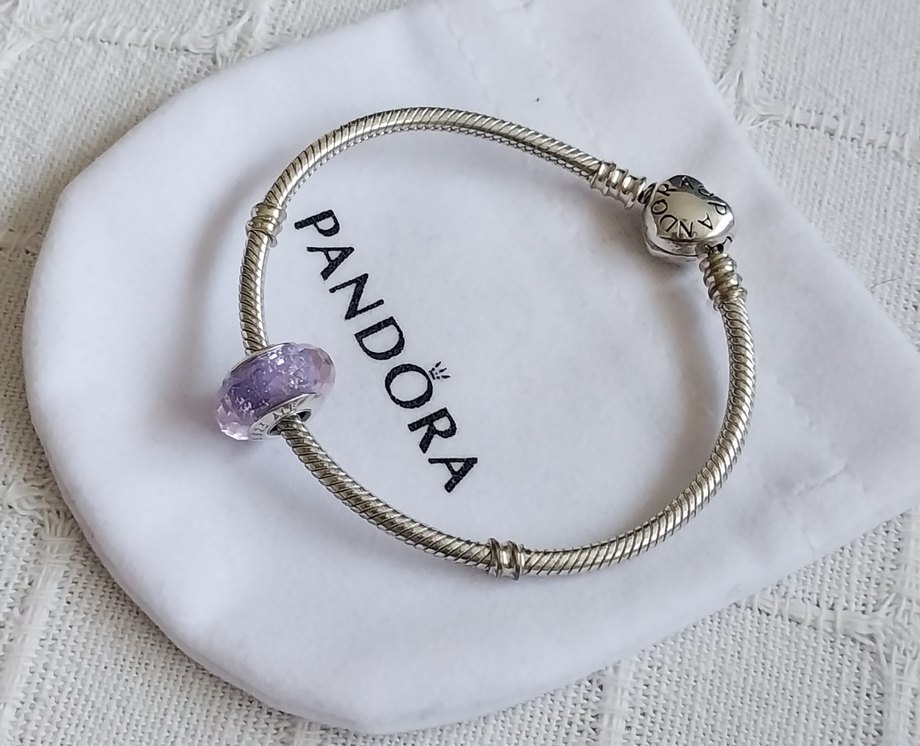 MOR YÜZEYLİ CAM MURANO CHARM - Görsel 4