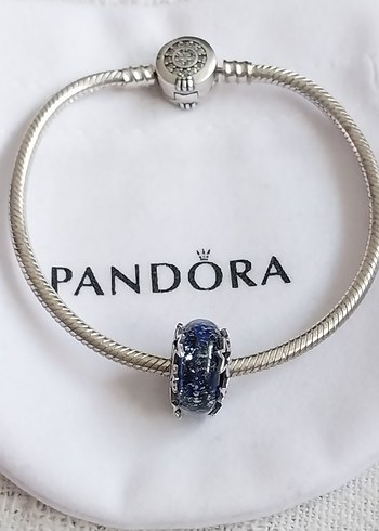 Galaksi Mavisi Ve Yıldız Murano Charm - Görsel 4