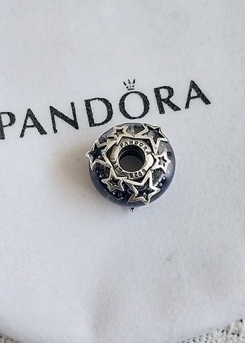 Galaksi Mavisi Ve Yıldız Murano Charm - Görsel 3