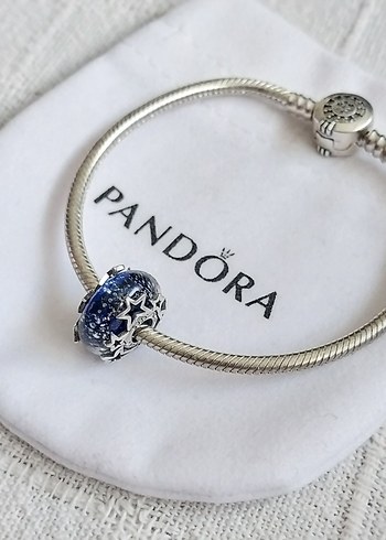 Galaksi Mavisi Ve Yıldız Murano Charm - Görsel 6