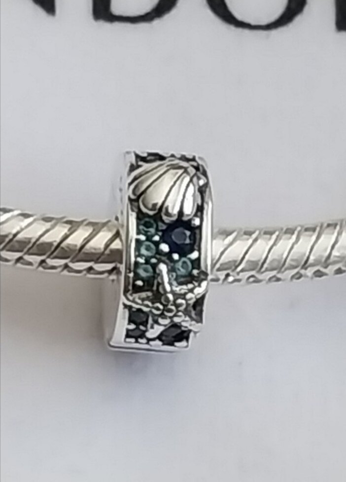 Tropikal Deniz Yıldızı ve Deniz Kabuğu Klips Charm - Görsel 3