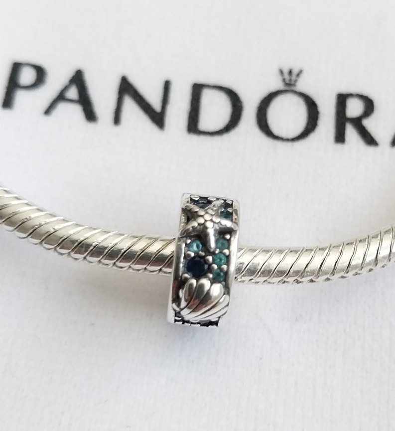 Tropikal Deniz Yıldızı ve Deniz Kabuğu Klips Charm - Görsel 2