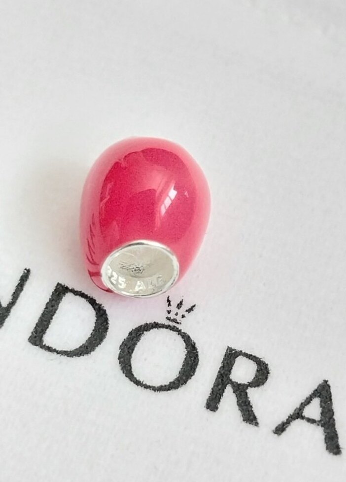 Metalik Kırmızı Kalp Charm - Görsel 5