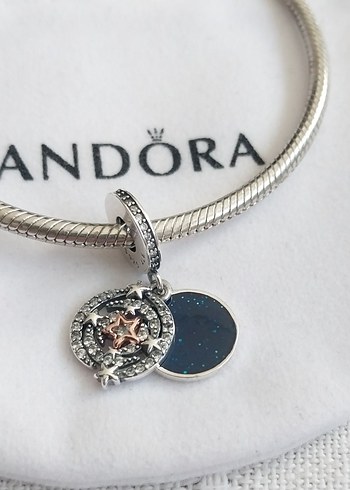 İKİ RENKLİ KAYAN YILDIZ ÇİFT SALLANTILI CHARM - Görsel 3