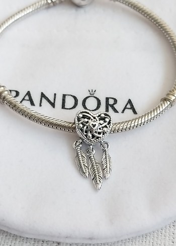 KAFES İŞİ DÜŞ KAPANI KALP VE ÜÇ YAPRAK CHARM - Görsel 2