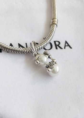 Beden beyaz Renk Işıltılı Kardan Adam Sallantılı Charm