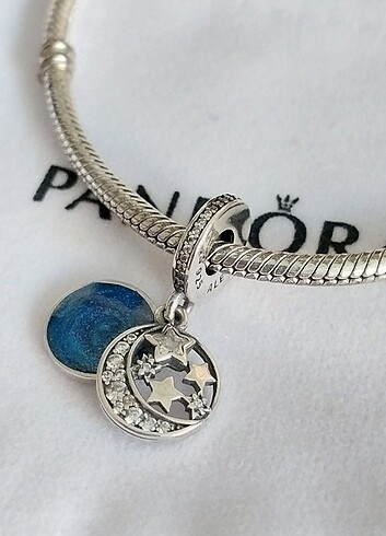 Pandora VİNTAGE GÖKYÜZÜ SALLANTILI CHARM 