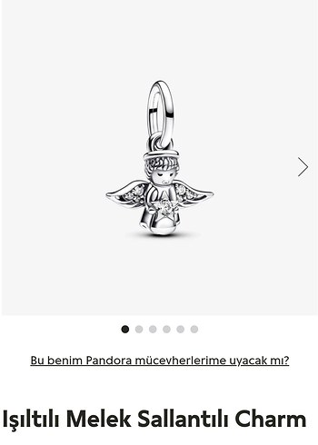 Işıltılı Melek Sallantılı Charm