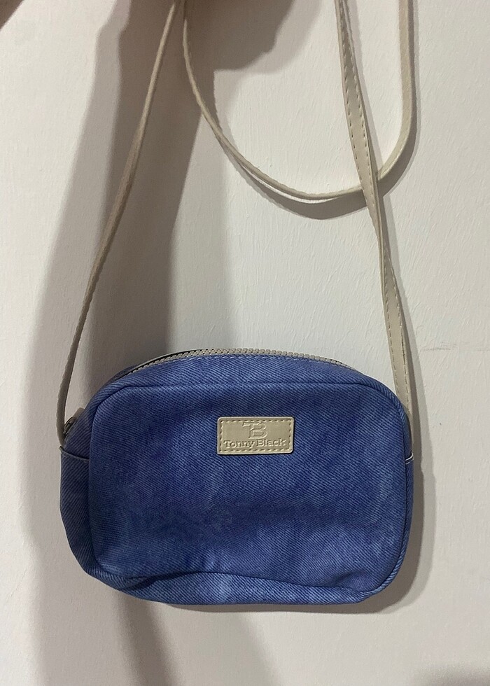 Mavi askılı çanta - Görsel 3