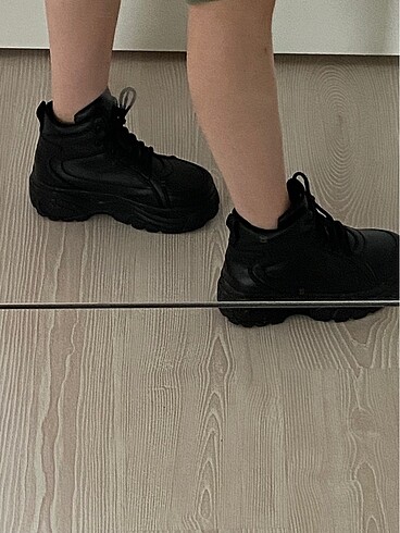 38 Beden siyah Renk Platform Spor Ayakkabı