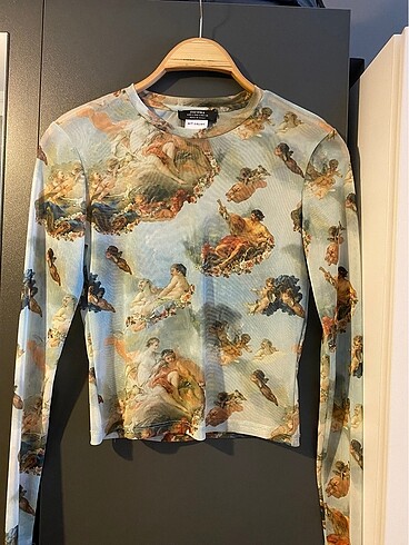 Bershka tül bluz