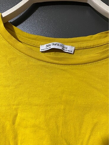 Zara Sarı Tshirt