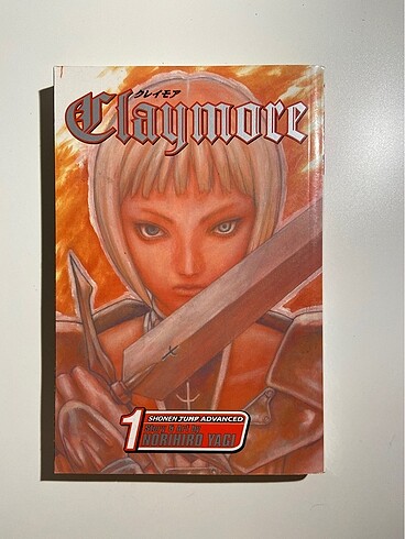 claymore 1. cilt manga