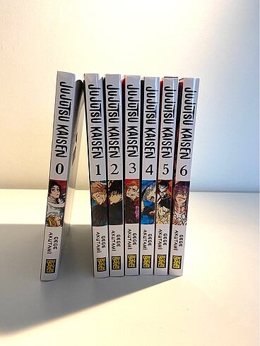 Jujutsu kaisen 0-6 manga set 7 cilt anime