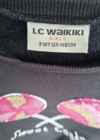 Kız Çocuk Gri Uzun Kollu Sweatshirt - Görsel 2