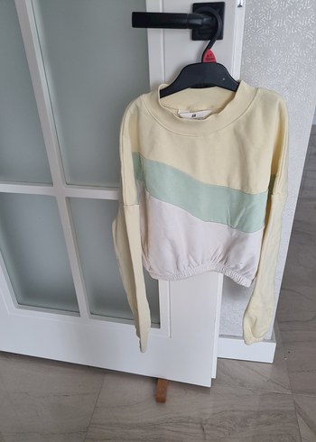 çocuk Pastel Renkli Pamuklu Sweatshirt - Görsel 2