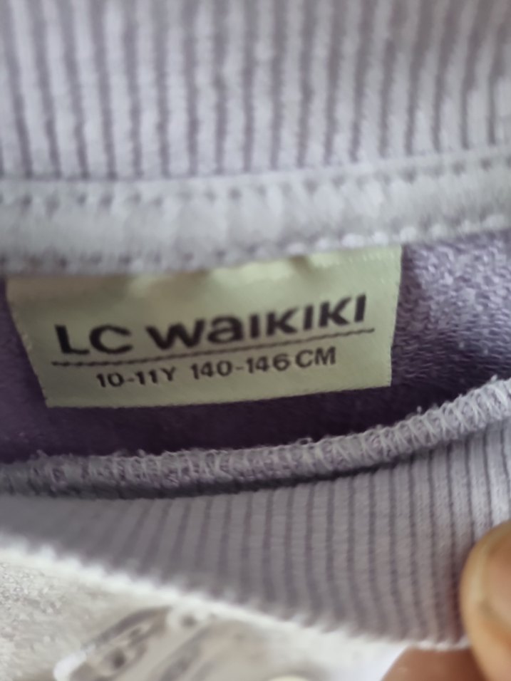 Mor Rahat Kesim cocuk Sweatshirt - Görsel 2