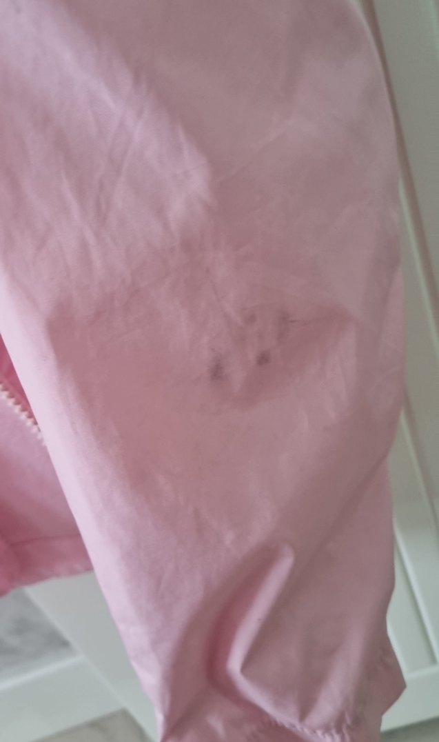 Pembe Kapüşonlu Kız Çocuk Ceket yağmurluk - Görsel 2