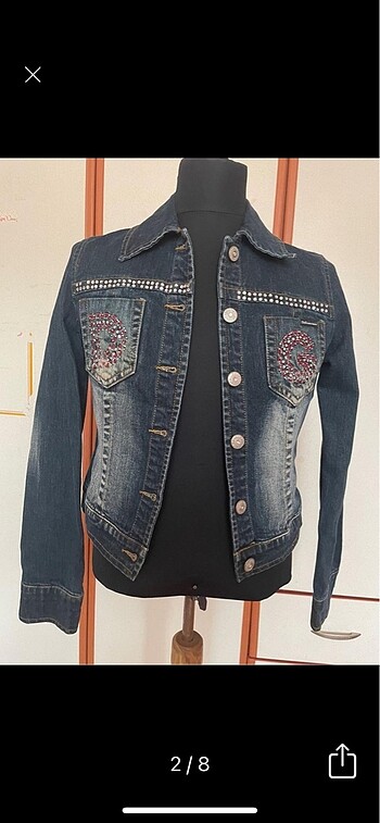 DOLCE GABBANA KADIN JEAN CEKET 