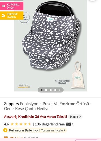 Zuppers emzirme örtüsü