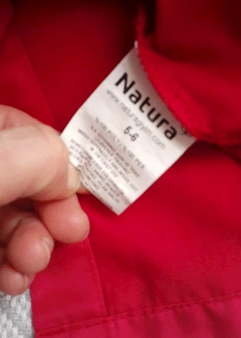 Kırmızı Baskılı boyama Önlüğü - Görsel 3