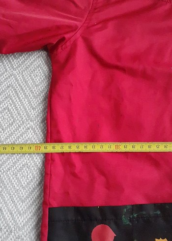 Kırmızı Baskılı boyama Önlüğü - Görsel 14