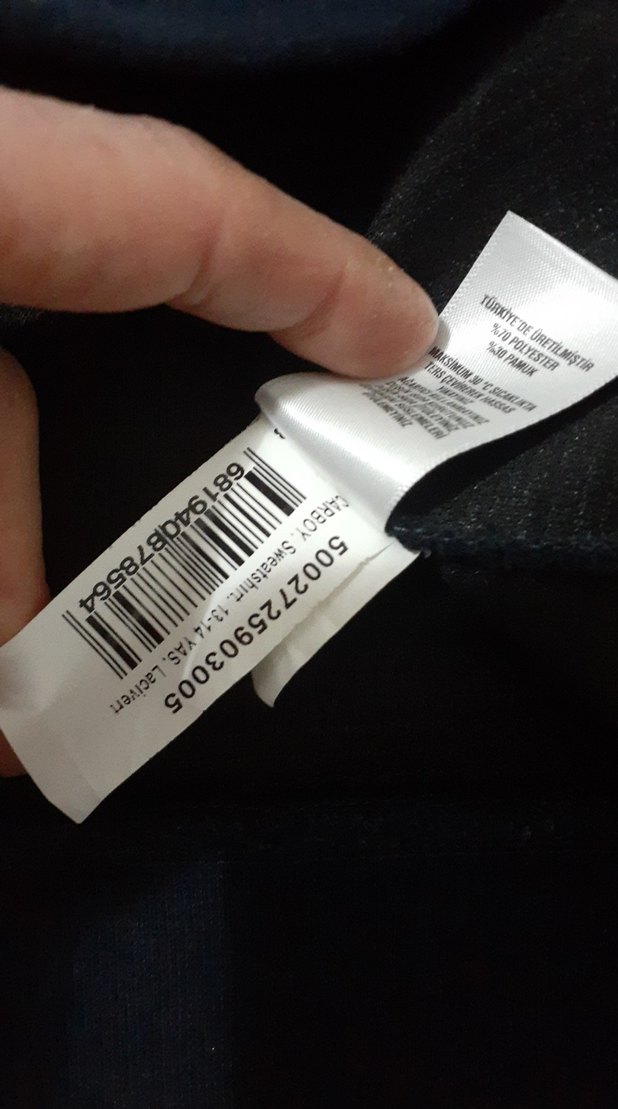 Erkek Çocuk Lacivert Triko Sweatshirt - Görsel 5