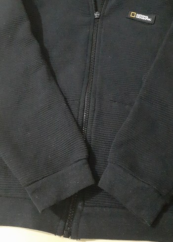 Erkek Kapüşonlu Fermuarlı Siyah Sweatshirt - Görsel 7