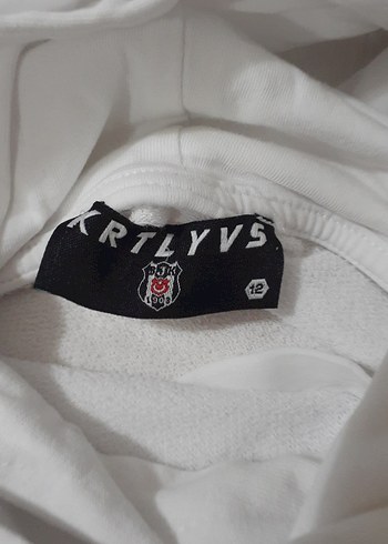 Kapüşonlu Beyaz Erkek Sweatshirt - Görsel 4