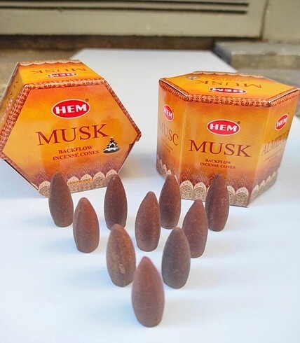 Hem Musk Geri Akış Tütsü Konisi 10 adet