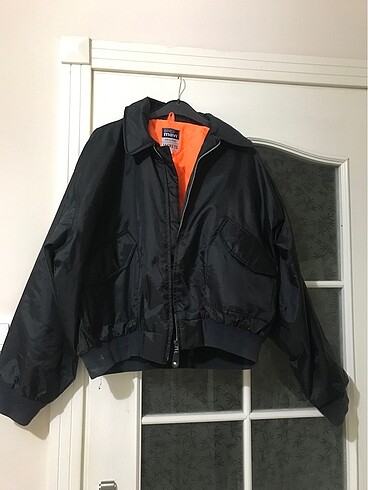 Orijinal mavi bomber ceket