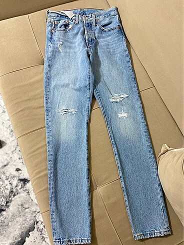 diğer Beden mavi Renk Orijinal levis 501 jean