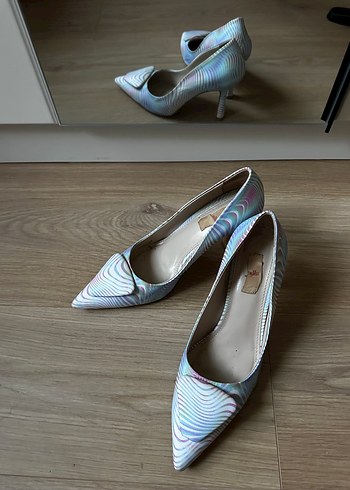 Kadın Zarif Elle Stiletto Topuklu Ayakkabı #elle - Görsel 6