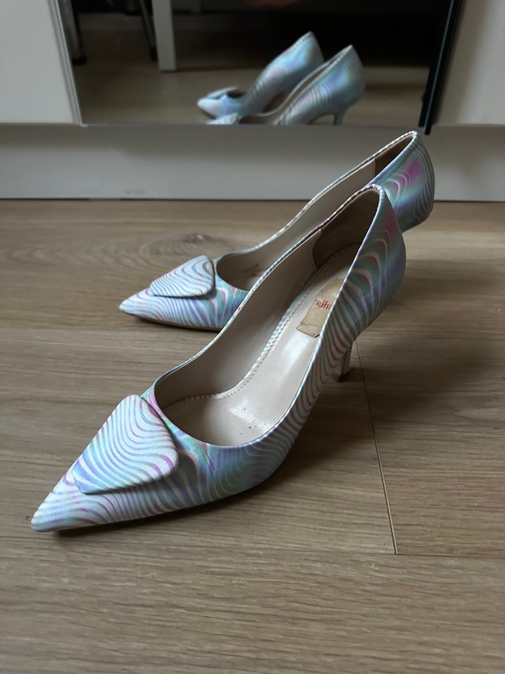 Kadın Zarif Elle Stiletto Topuklu Ayakkabı #elle - Görsel 4