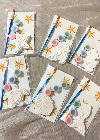 Beyaz Dinozor Boyama Seti - Görsel 9