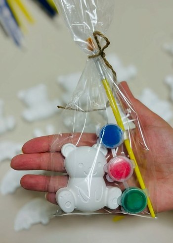 Beyaz Dinozor Boyama Seti - Görsel 4