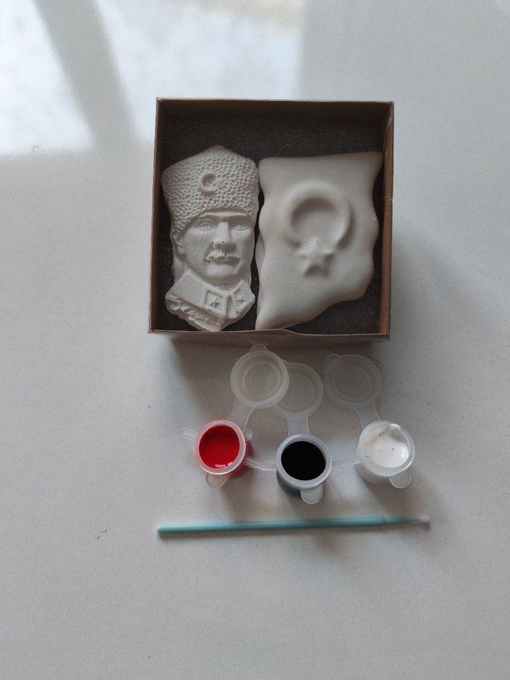 Beyaz Dinozor Boyama Seti - Görsel 5