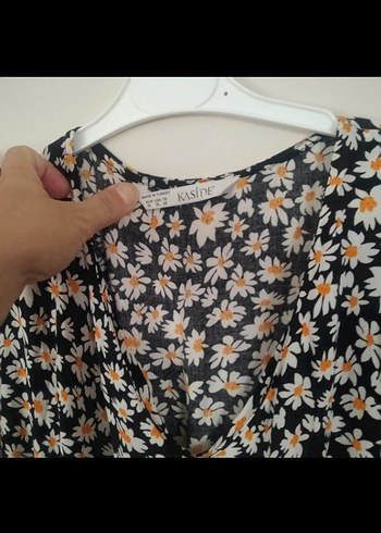 xl Beden çiçekli elbise