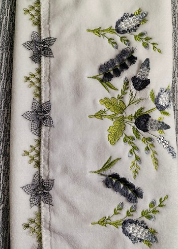 İğne oyası havlu - Görsel 2