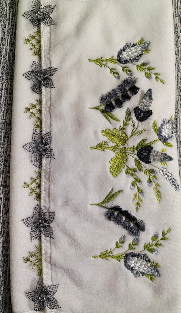 İğne oyası havlu - Görsel 2