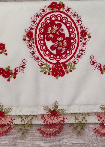 İğne oyası havlu - Görsel 3