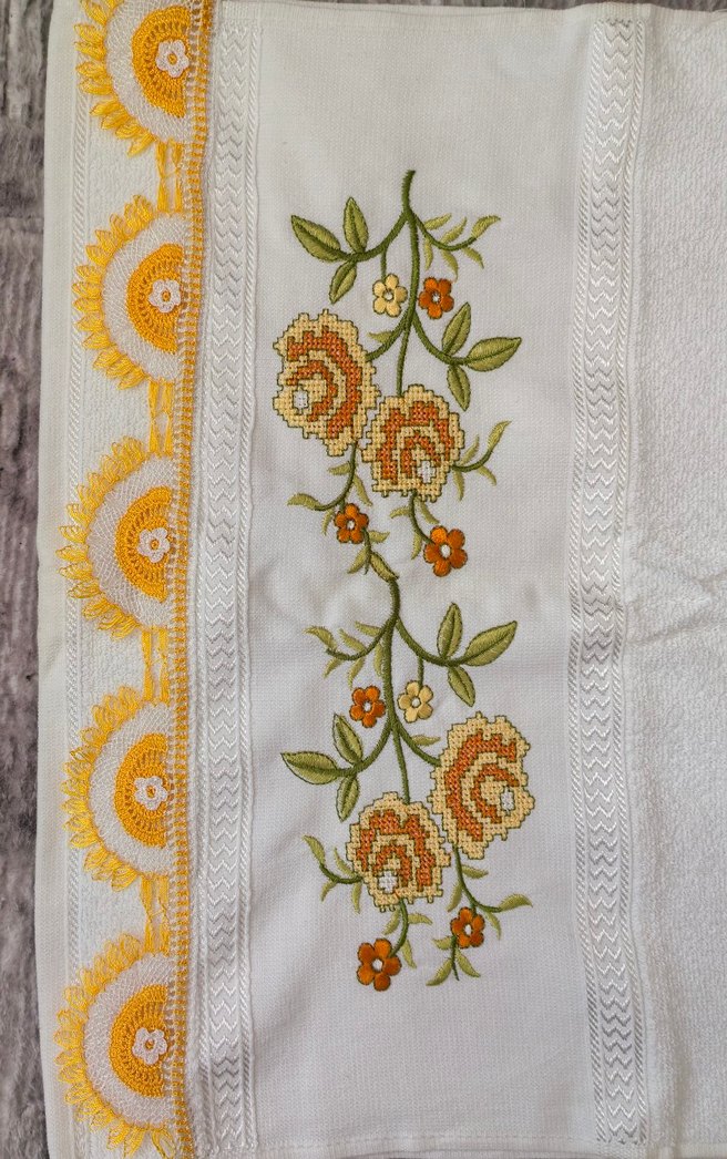 İğne oyası havlu - Görsel 2