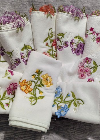 İğne oyası havlu - Görsel 2