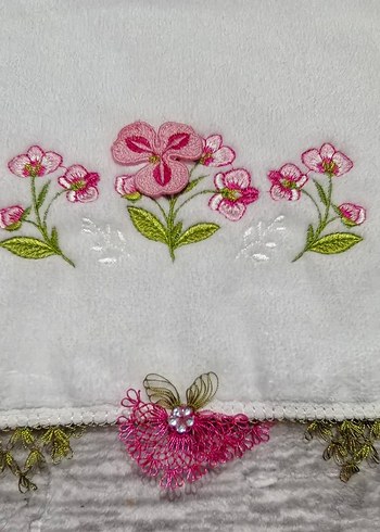 İğne oyası havlu - Görsel 6